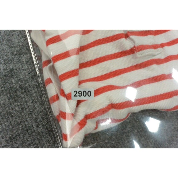 Polo Ralph Lauren Shirt Mens Larage Classic Fit Red White Stripe - Picture 9 of 9